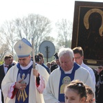 Powitanie ikony MB Częstochowskiej w Mazewie