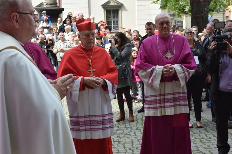 Tuż przed koronacją Świdnickiej Pani w słońcu