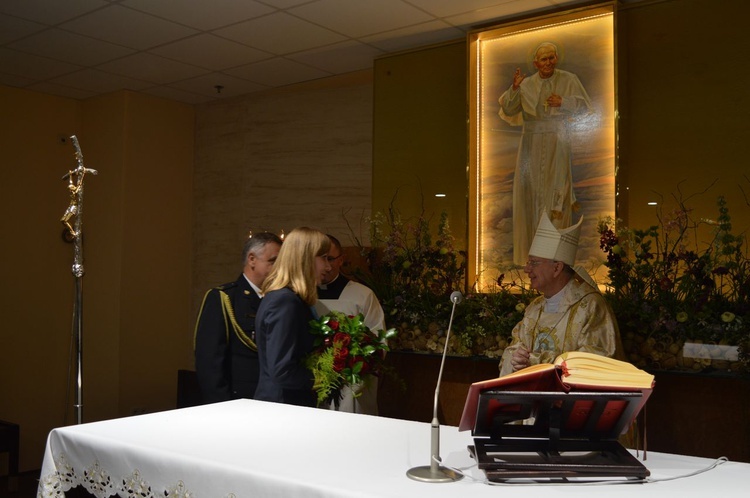 Abp Marek Jędraszewski w Kraków Airport 