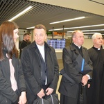 Abp Marek Jędraszewski w Kraków Airport 