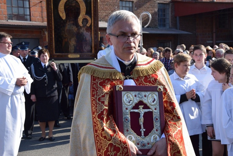 Powitanie ikony MB Częstochowskiej w Topoli Królewskiej