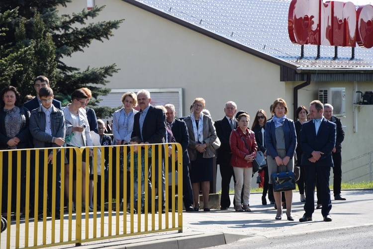 Powitanie ikony MB Częstochowskiej w Topoli Królewskiej