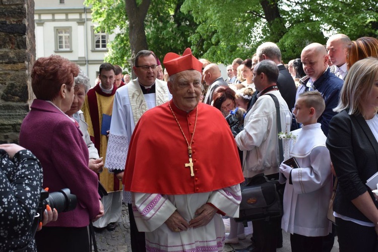 I komunii św. w Strzegomiu udzielił kardynał