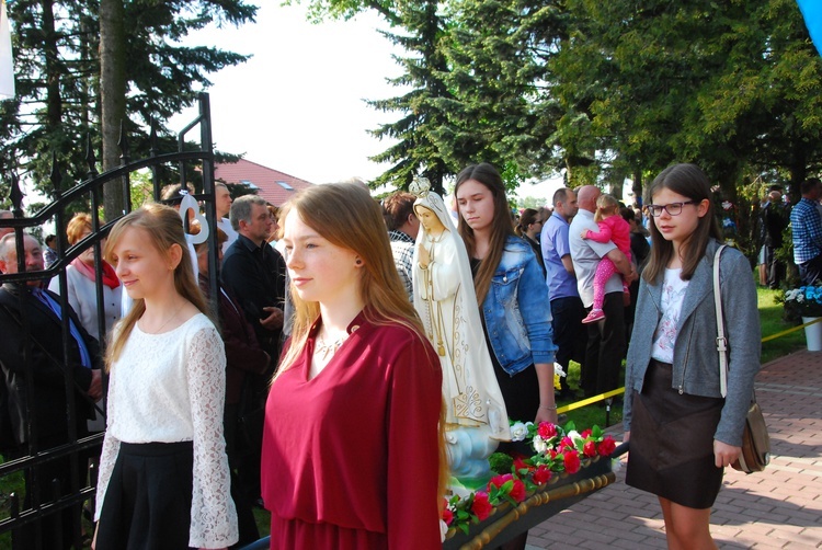 Powitanie ikony MB Częstochowskiej w Siedlcu