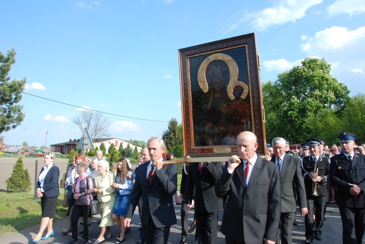 Powitanie ikony MB Częstochowskiej w Siedlcu