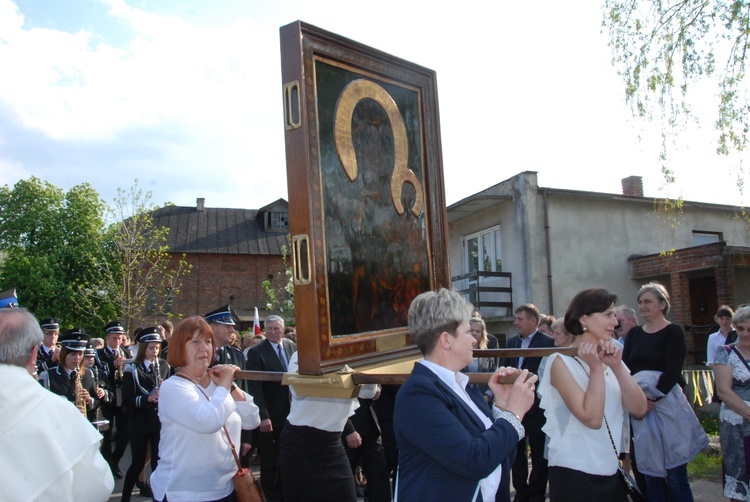 Powitanie ikony MB Częstochowskiej w Siedlcu