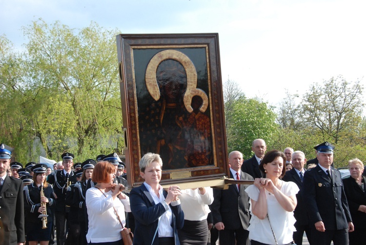 Powitanie ikony MB Częstochowskiej w Siedlcu