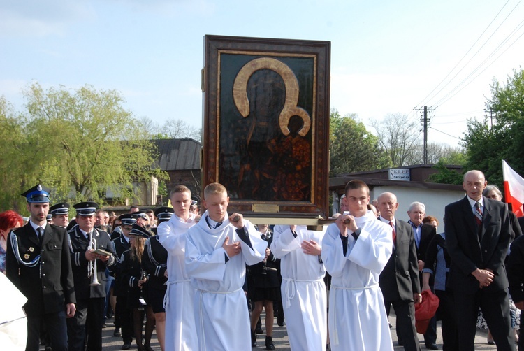 Powitanie ikony MB Częstochowskiej w Siedlcu