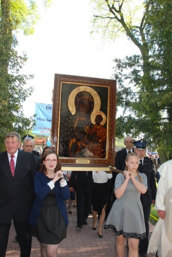 Powitanie ikony MB Częstochowskiej w Siedlcu