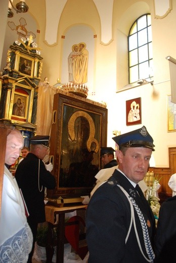 Powitanie ikony MB Częstochowskiej w Siedlcu