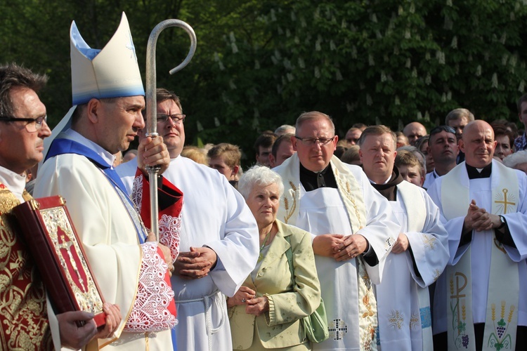 Powitanie ikony MB Częstochowskiej w Siedlcu