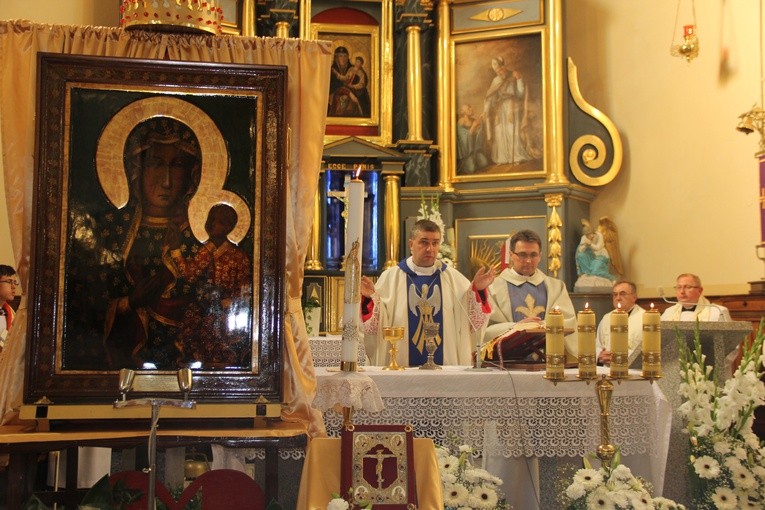 Powitanie ikony MB Częstochowskiej w Siedlcu