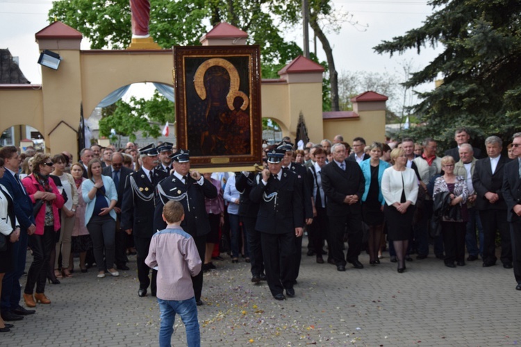 Powitanie ikony MB Częstochowskiej w Grabowie