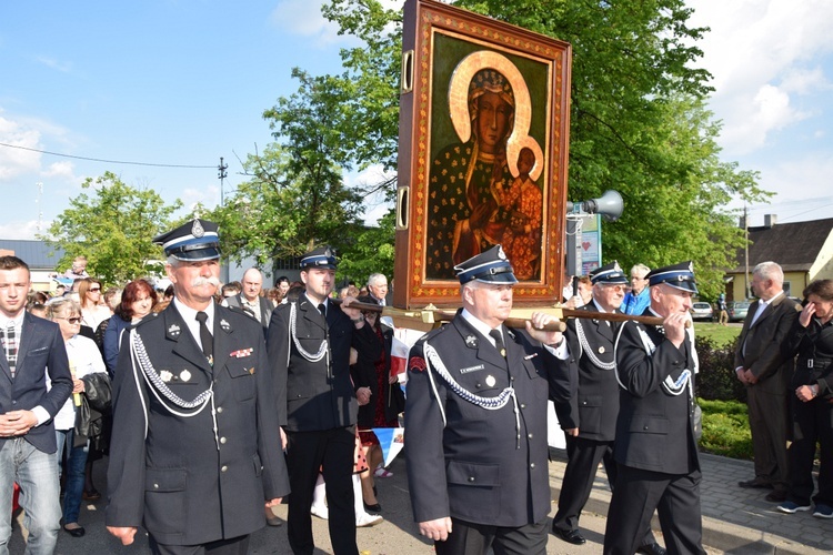 Powitanie ikony MB Częstochowskiej w Grabowie