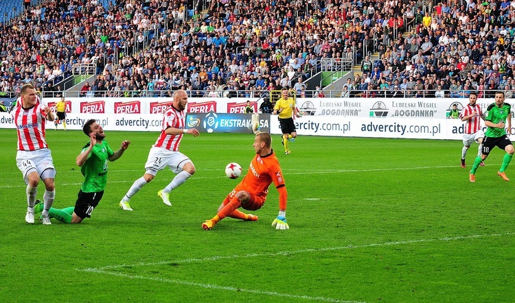 Górnik Łęczna pokonał Cracovię na Arenie Lublin