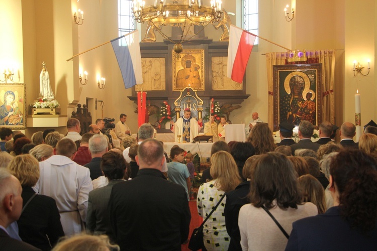 Powitanie ikony MB Częstochowskiej w Błoniu