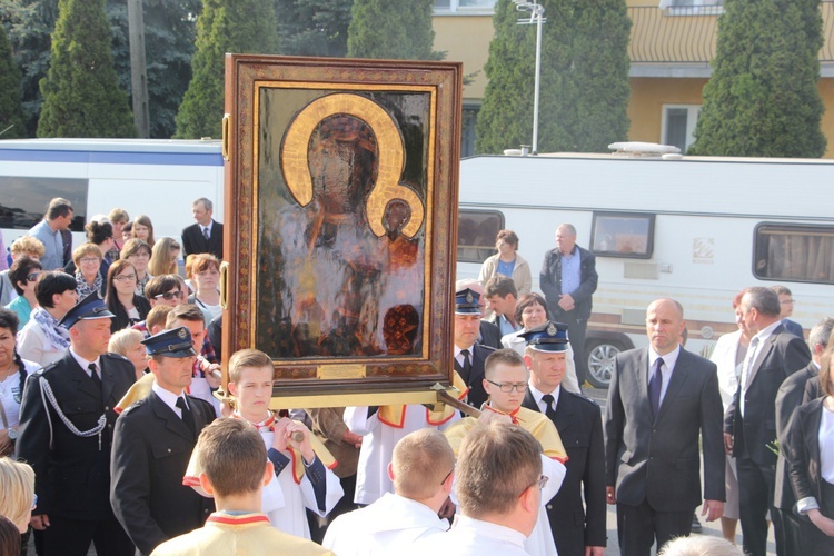 Powitanie ikony MB Częstochowskiej w Błoniu