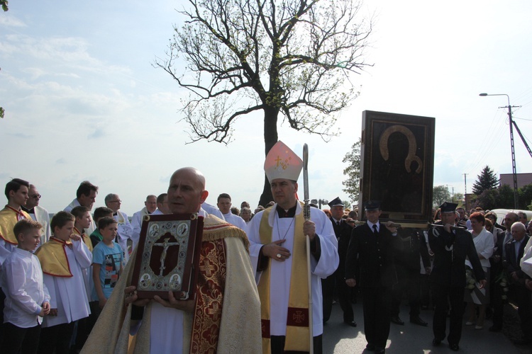 Powitanie ikony MB Częstochowskiej w Błoniu