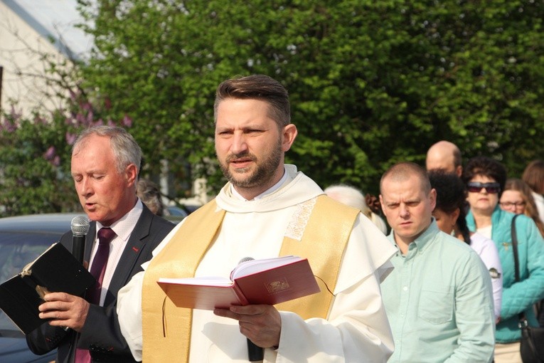 Powitanie ikony MB Częstochowskiej w Błoniu