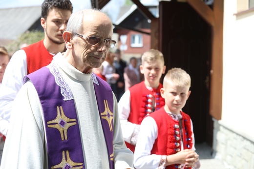 Pogrzeb śp. ks. kan. Borysa Kroczka na Trzycatku