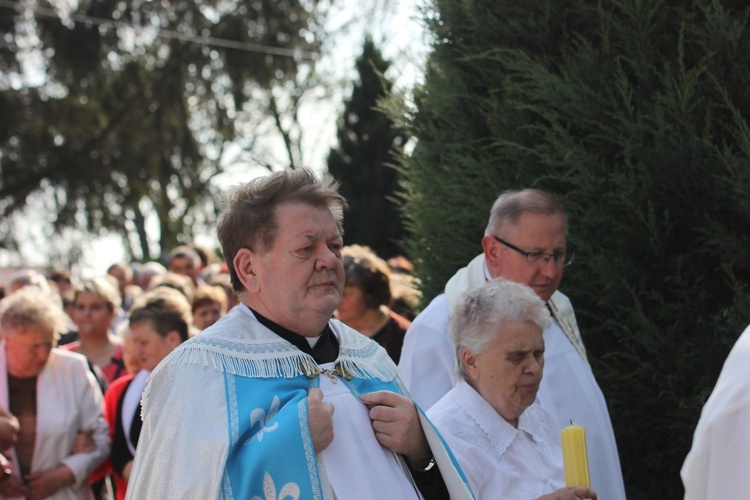 Powitanie ikony MB Częstochowskiej w Leźnicy Małej