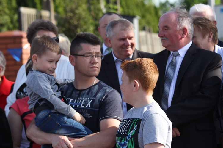 Powitanie ikony MB Częstochowskiej w Leźnicy Małej