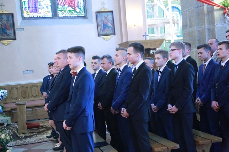 Bierzmowanie w Ryglicach