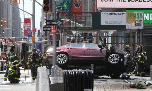 Sprawca wypadku na Times Square mógł być pod wpływem narkotyków