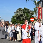 Powitanie ikony MB Częstochowskiej w parafii św. Andrzeja Apostoła w Łęczycy