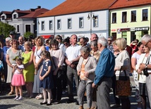 Powitanie ikony MB Częstochowskiej w parafii św. Andrzeja Apostoła w Łęczycy