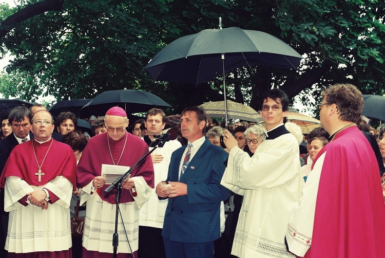 Nawiedzenie figury MB Fatimskiej w Płocku w 1996 r.