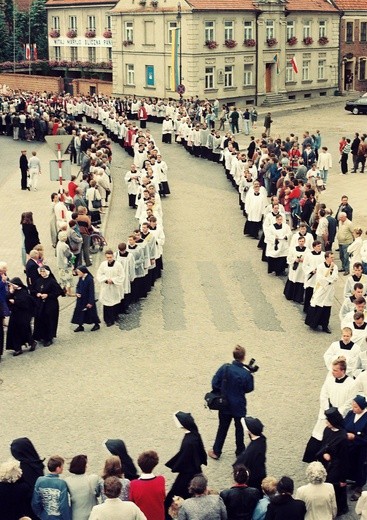 Nawiedzenie figury MB Fatimskiej w Płocku w 1996 r.