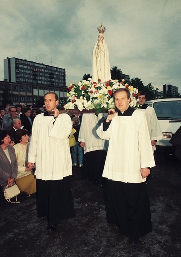 Nawiedzenie figury MB Fatimskiej w Płocku w 1996 r.