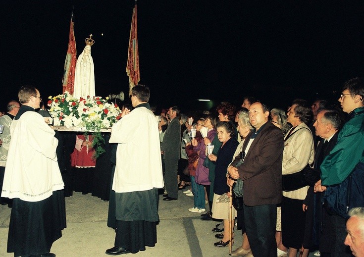 Nawiedzenie figury MB Fatimskiej w Płocku w 1996 r.