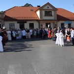 Powitanie ikony MB Częstochowskiej w parafii Niepokalanego Poczęcia NMP w Łęczycy