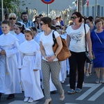 Powitanie ikony MB Częstochowskiej w parafii Niepokalanego Poczęcia NMP w Łęczycy