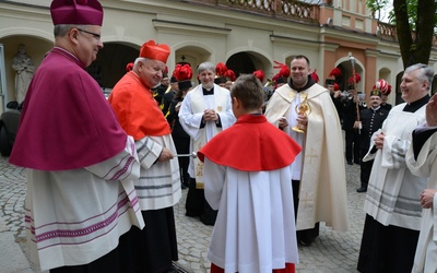 Kard. Dziwisz na Górze św. Anny