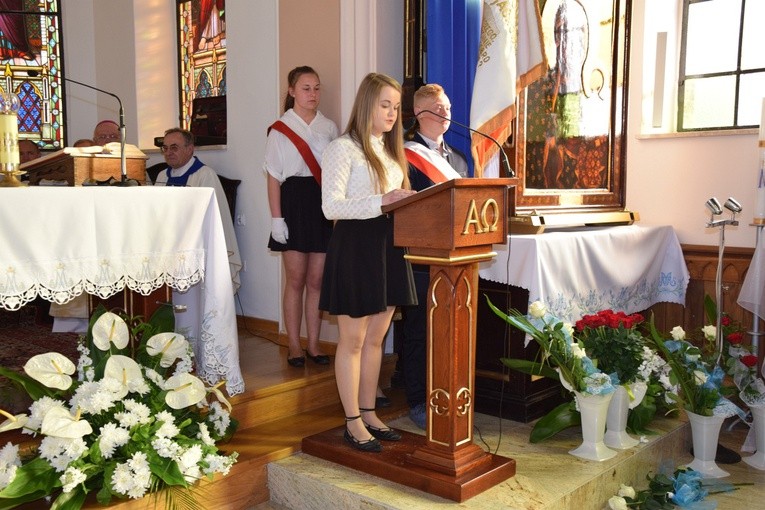 Powitanie ikony MB Częstochowskiej w Leśmierzu