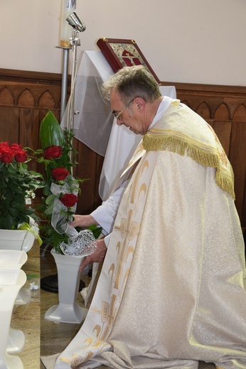 Powitanie ikony MB Częstochowskiej w Leśmierzu