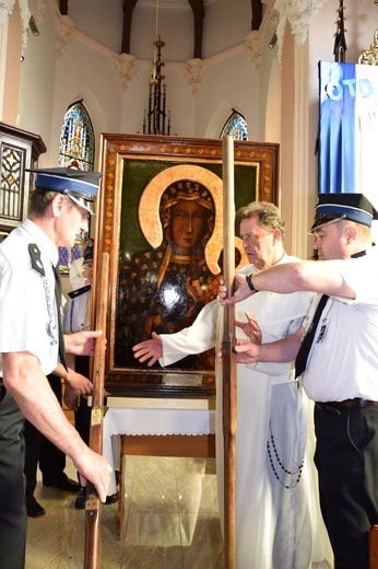 Powitanie ikony MB Częstochowskiej w Leśmierzu