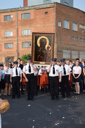 Powitanie ikony MB Częstochowskiej w Leśmierzu