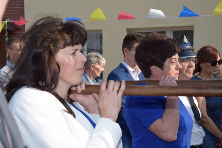 Powitanie ikony MB Częstochowskiej w Leśmierzu