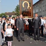 Powitanie ikony MB Częstochowskiej w Leśmierzu