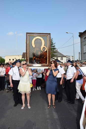 Powitanie ikony MB Częstochowskiej w Leśmierzu