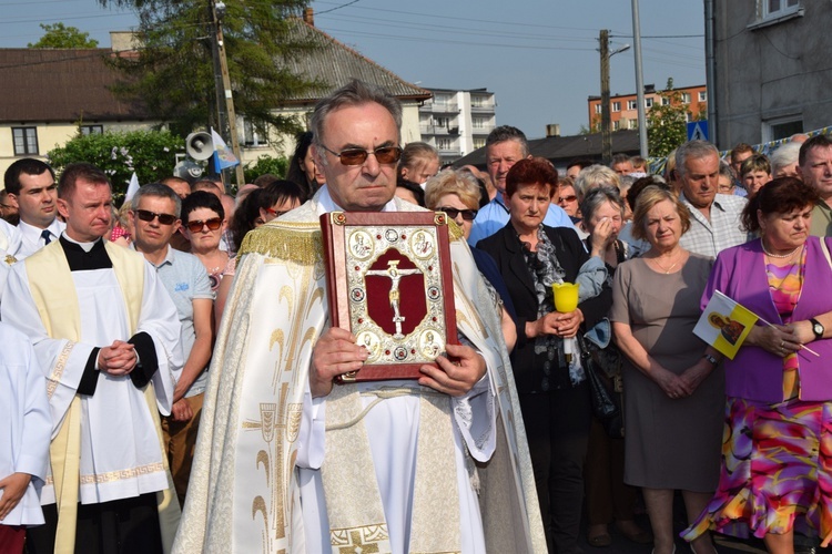 Powitanie ikony MB Częstochowskiej w Leśmierzu