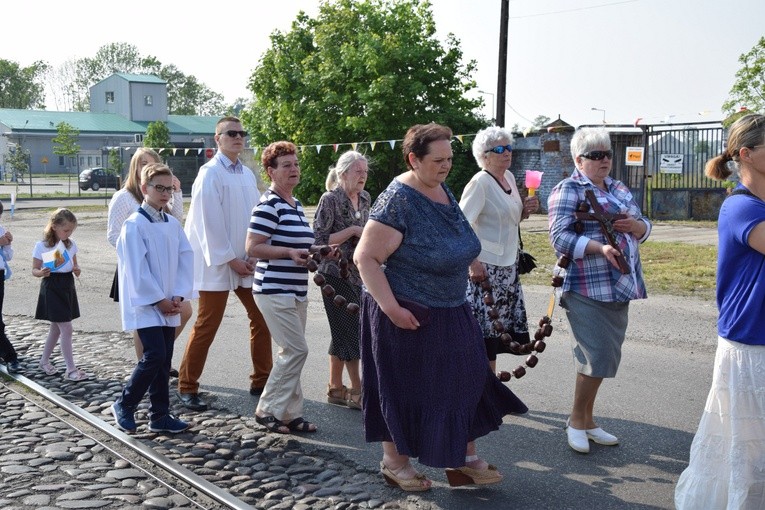 Powitanie ikony MB Częstochowskiej w Leśmierzu