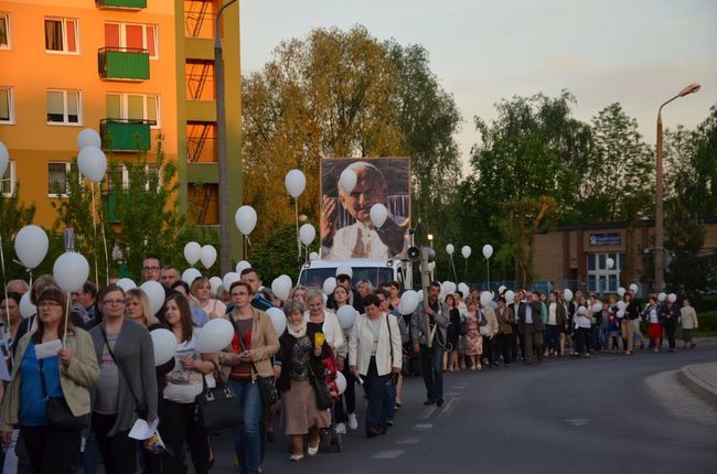 Biały marsz w Łęcznej