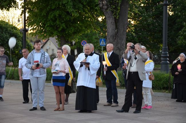 Biały marsz w Łęcznej