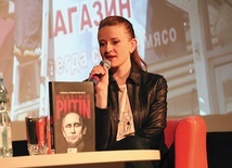 Arleta Bojke na spotkaniu w Chatce Żaka w Lublinie.