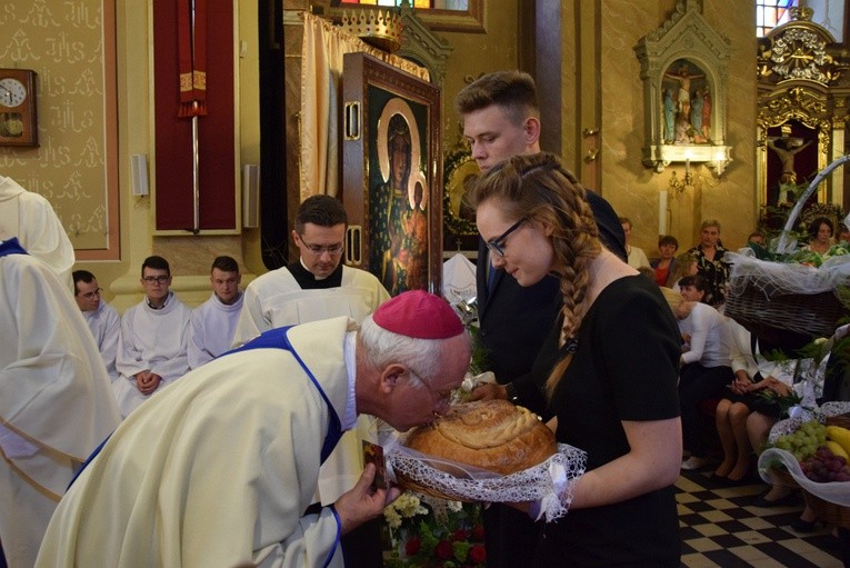 Powitanie ikony MB Częstochowskiej w Górze św. Małgorzaty